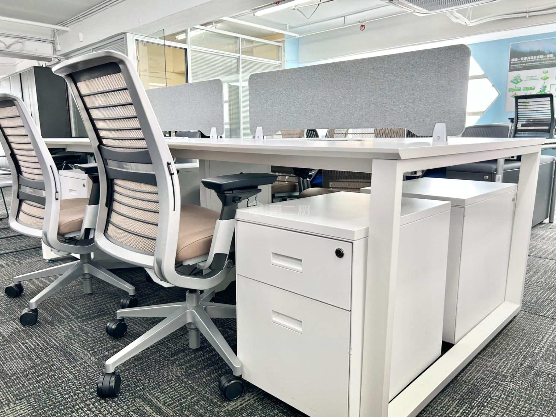 全新開放式職員桌辦公桌電腦桌屏風工位員工桌椅