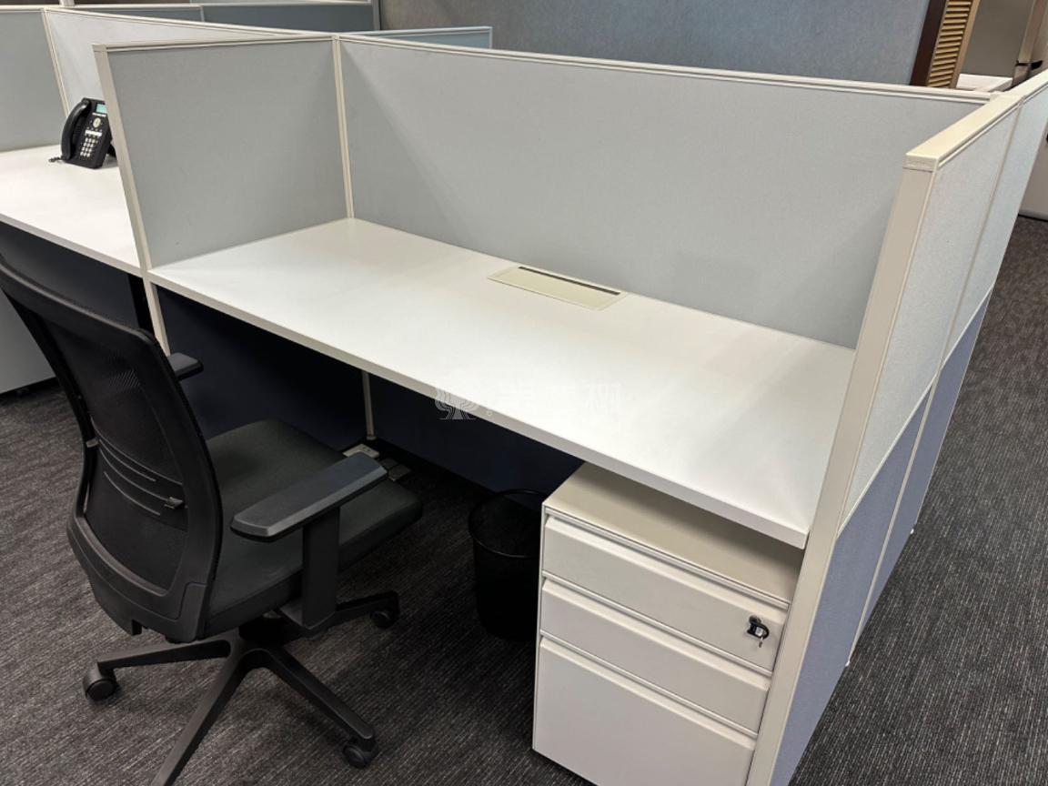 9成新美時Lamex二手屏風工位職員桌電腦桌卡座直條桌子