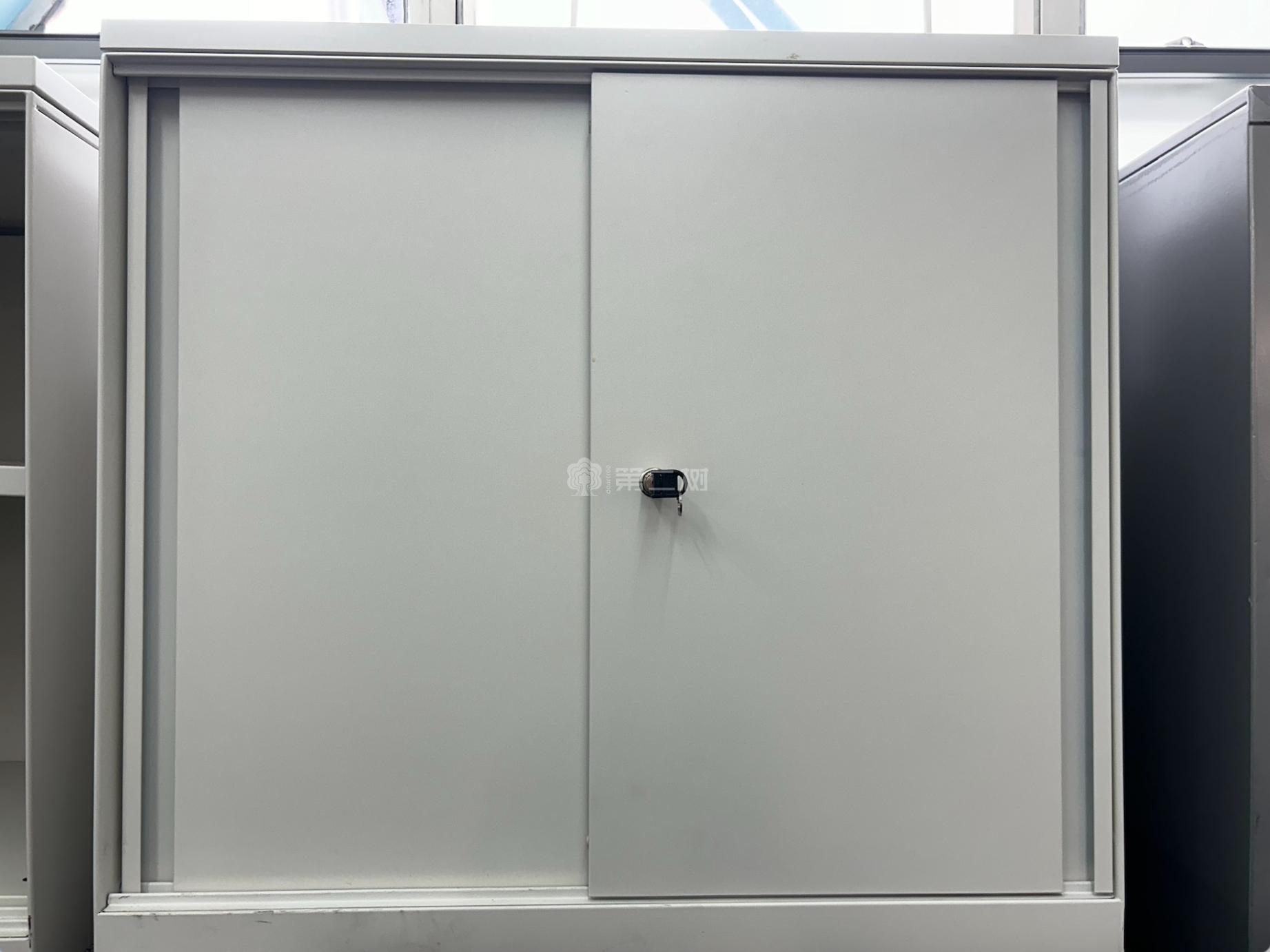 美時Lamex二手文件櫃鋼制中櫃儲物櫃推拉門櫃子辦公櫃