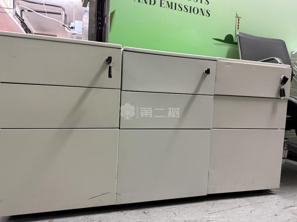 海沃氏Haworth二手活動櫃小推櫃三抽桌下櫃鋼制儲物櫃文件櫃