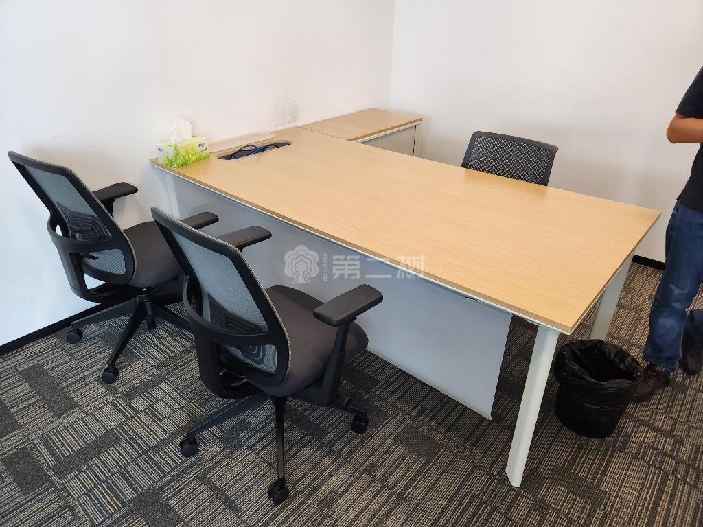 海沃氏二手板式班台老板桌